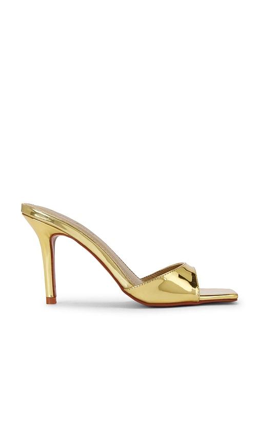 superdown Ara Sandal in Metallic Gold by SUPERDOWN