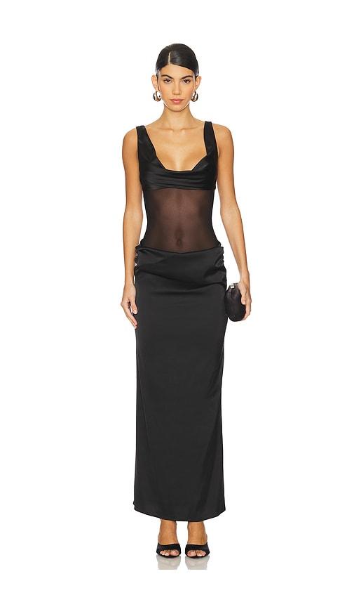 superdown Astri Maxi Dress in Black by SUPERDOWN