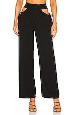 superdown Benny Cut Out Pants in Black by SUPERDOWN superdown Benny Cut Out Pants in Black by SUPERDOWN