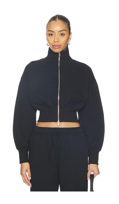 superdown Branka Zip Up Jacket in Black by SUPERDOWN
