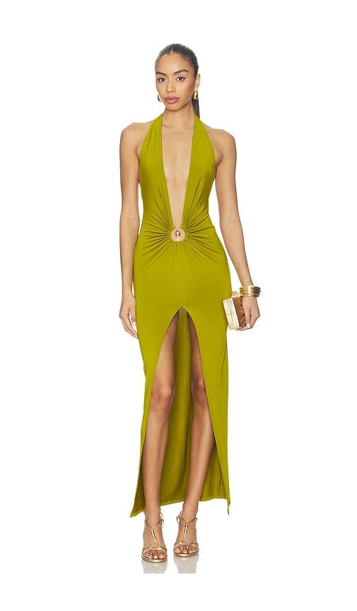 superdown Cambri Maxi Dress in Green by SUPERDOWN