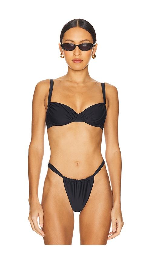 superdown Chiara Bikini Top in Black by SUPERDOWN