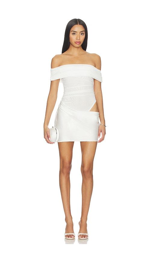 superdown Claira Mini Dress in Ivory by SUPERDOWN