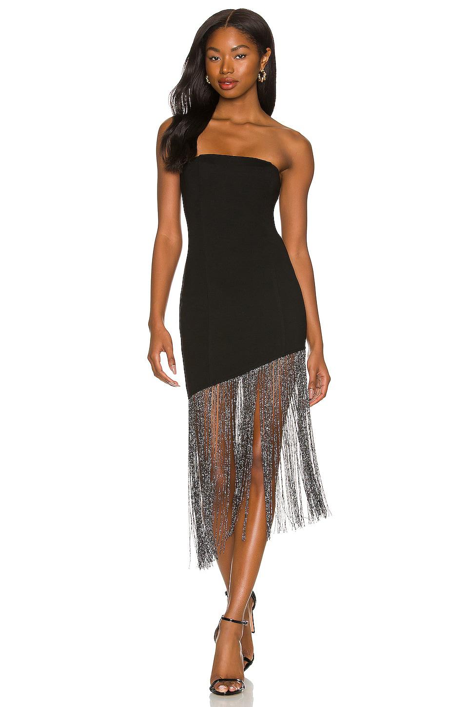 superdown Cleo Strapless Dress in Black by SUPERDOWN