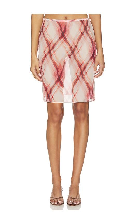 superdown Dalary Skirt in Red by SUPERDOWN