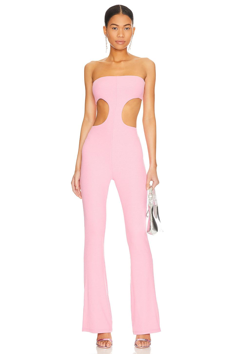 superdown Darcey Cut Out Jumpsuit in Pink by SUPERDOWN