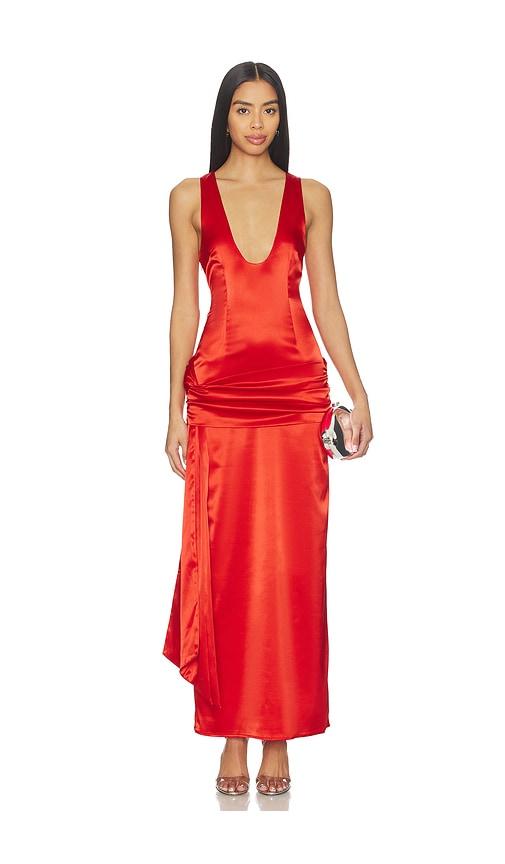 superdown Dempsey Maxi Dress in Red by SUPERDOWN