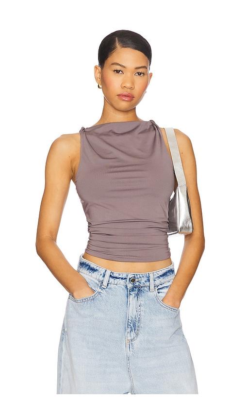 superdown Emile Top in Grey by SUPERDOWN