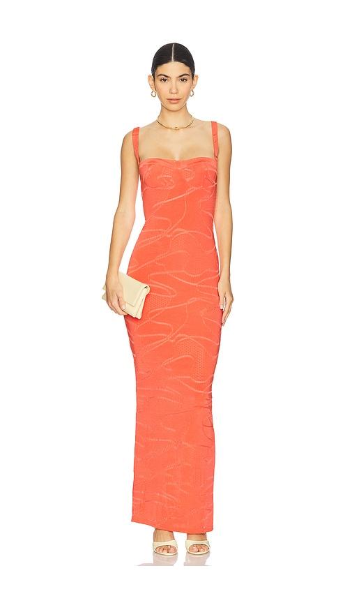 superdown Ezra Maxi Dress in Orange by SUPERDOWN