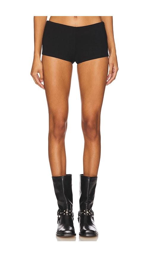 superdown Giovanna Micro Short in Black by SUPERDOWN