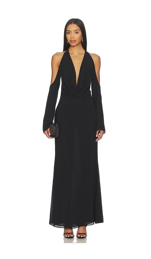 superdown Ivania Maxi Dress in Black by SUPERDOWN