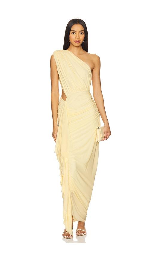 superdown Juliet Midi Dress in Lemon by SUPERDOWN