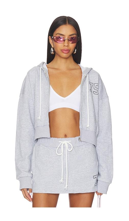 superdown Kasia Zip Up Hoodie in Light Grey by SUPERDOWN