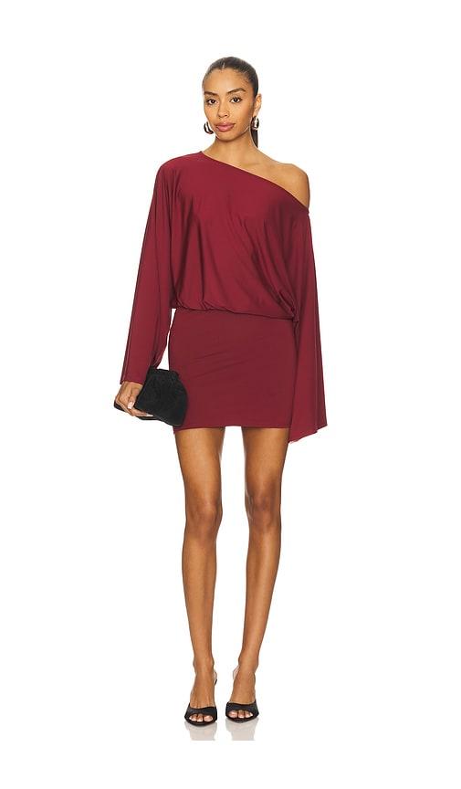 superdown Katiya Mini Dress in Burgundy by SUPERDOWN