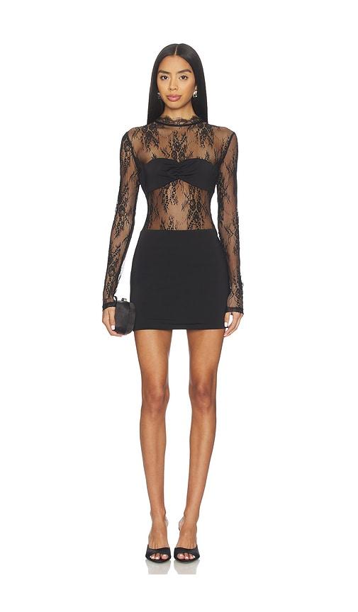 superdown Kelliann Mini Dress in Black by SUPERDOWN