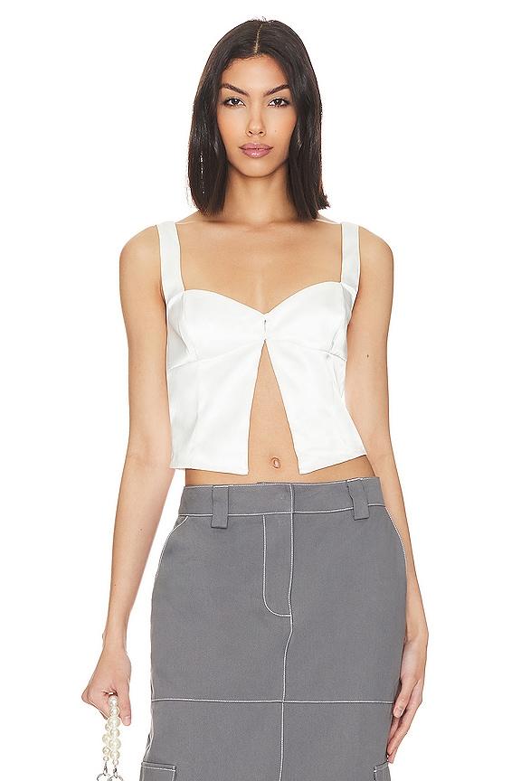 superdown Lara Top in White by SUPERDOWN