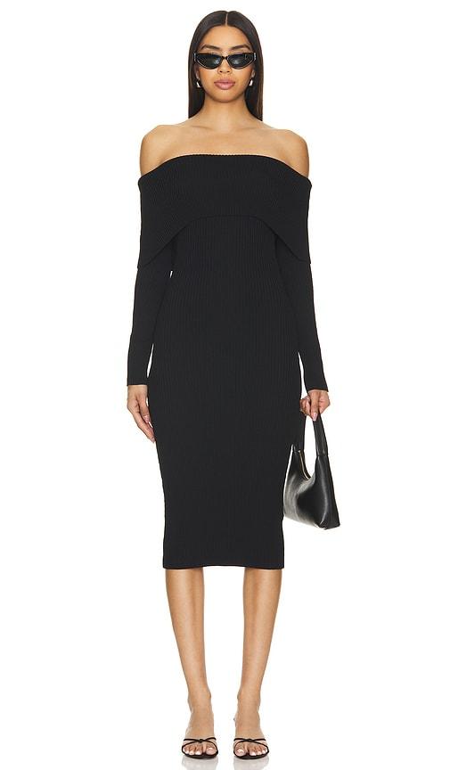 superdown Loraine Midi Dress in Black by SUPERDOWN