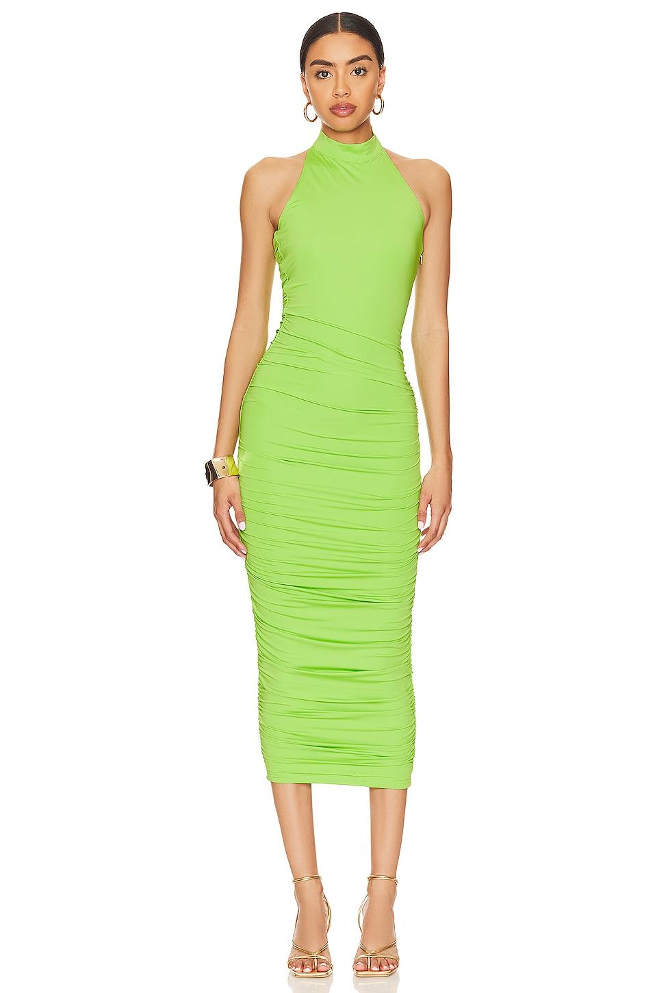superdown Mallory High Neck Dress in Green by SUPERDOWN superdown Mallory High Neck Dress in Green by SUPERDOWN