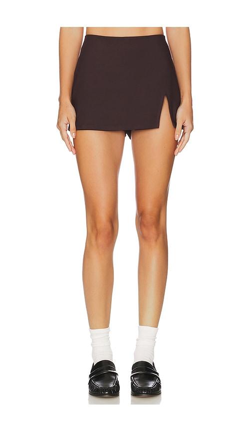 superdown Mazarine Skort in Brown by SUPERDOWN