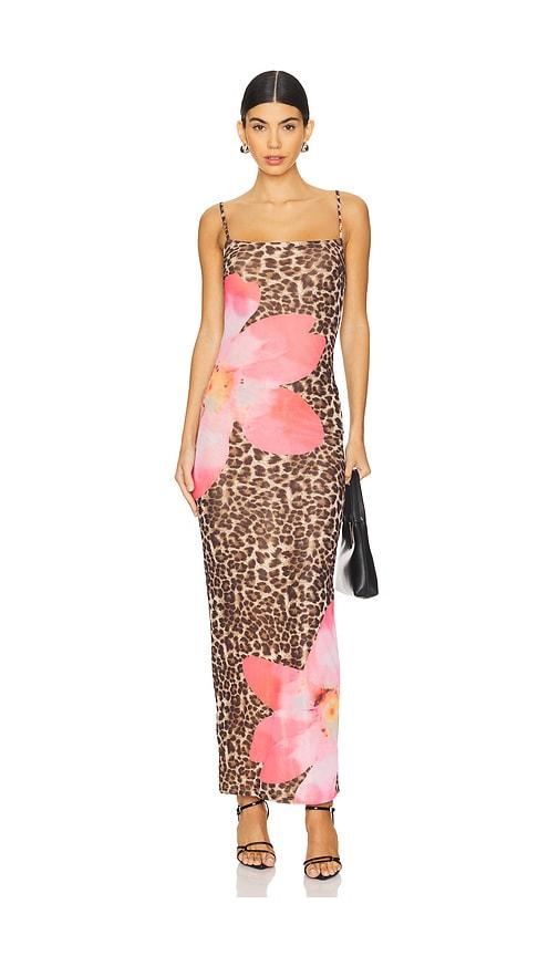 superdown Megan Maxi Dress in Brown by SUPERDOWN