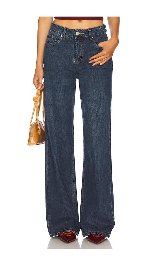 superdown Musette Jeans in Blue by SUPERDOWN