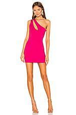 superdown Nava Asymmetrical Mini Dress in Fuchsia by SUPERDOWN