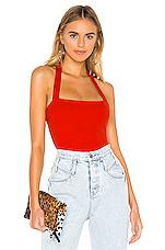 superdown Reece Halter Bodysuit in Red by SUPERDOWN