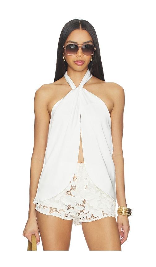 superdown Samantha Halter Top in White by SUPERDOWN