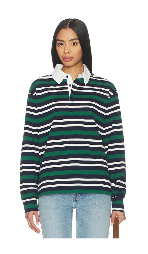 superdown Sashia Polo Top in Green by SUPERDOWN