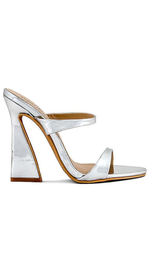 superdown Serena Heel in Metallic Silver by SUPERDOWN