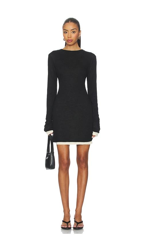 superdown Vayda Mini Dress in Black,Cream by SUPERDOWN