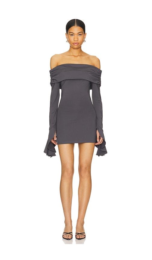 superdown Yuka Mini Dress in Slate by SUPERDOWN