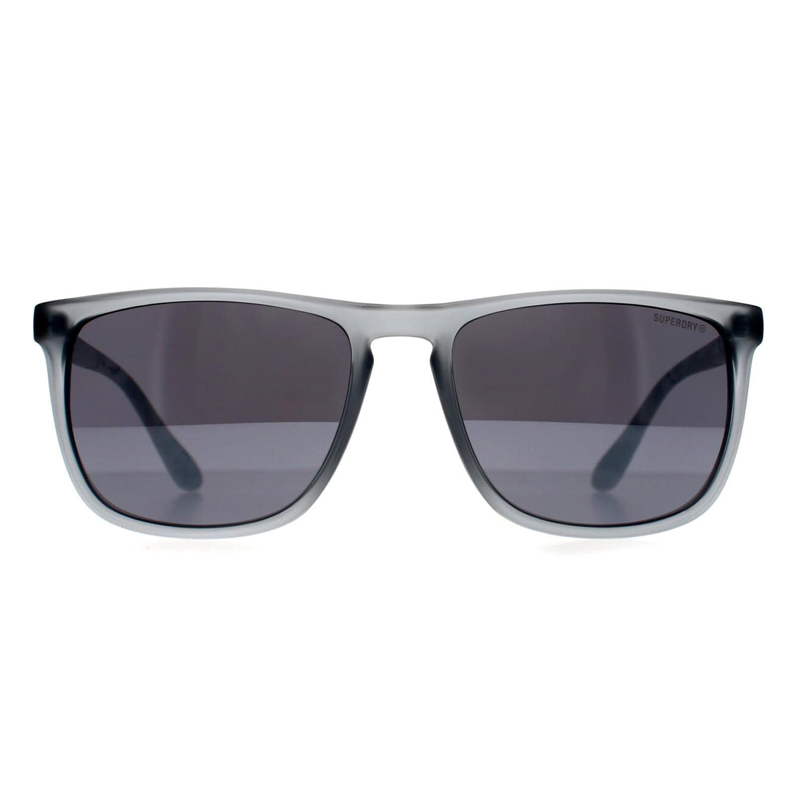 Rectangle Matte Crystal Dark Grey Fade Crystal Grey Shockwave by SUPERDRY