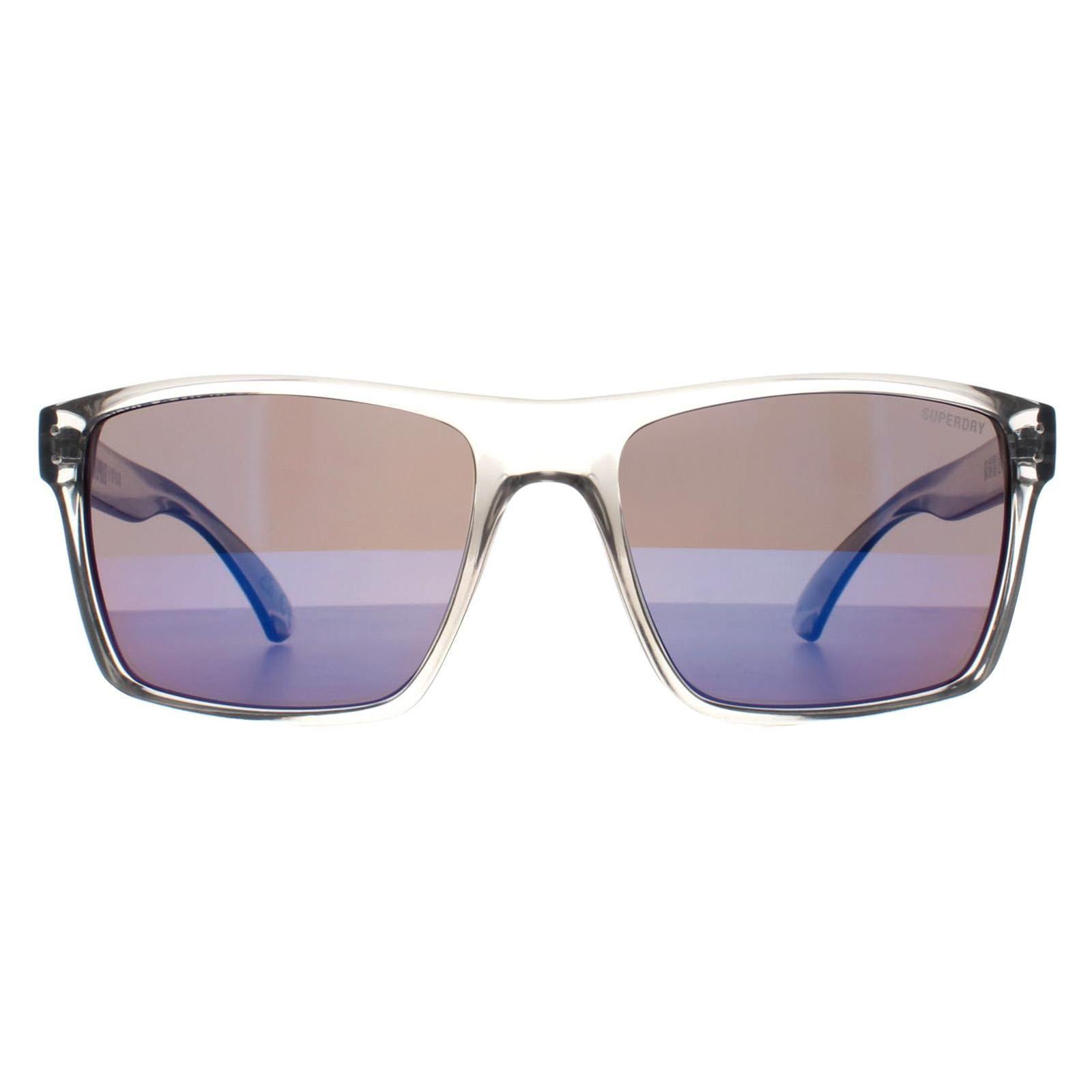Square Crystal and Blue Blue Mirror Kobe by SUPERDRY