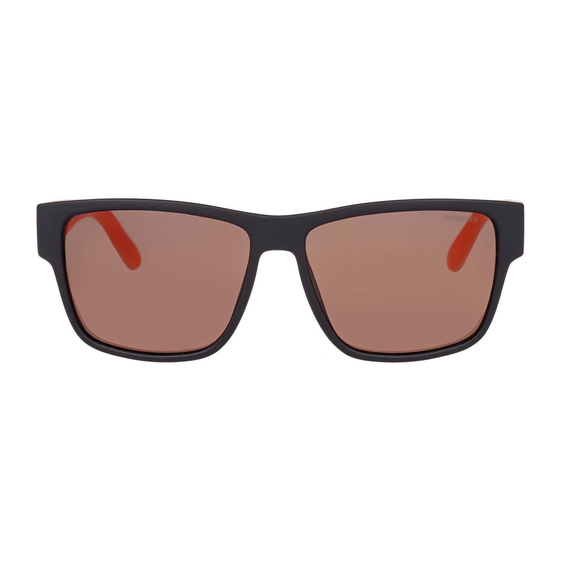 Square Matte Black Orange Brown SDS-5047 by SUPERDRY