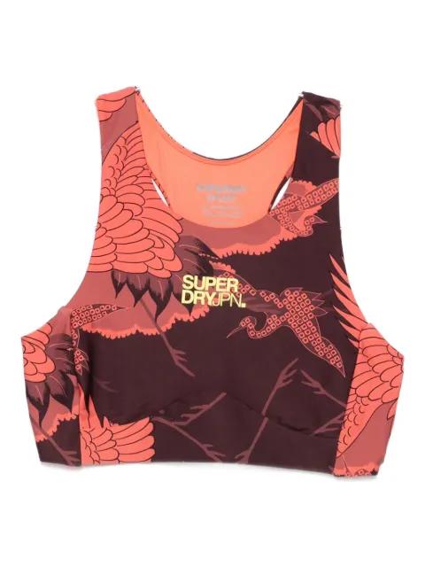 floral-print top by SUPERDRY