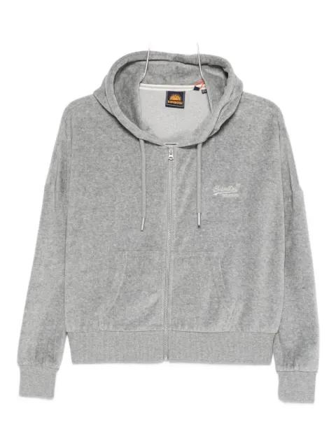 hoodied zip-up cardigan by SUPERDRY