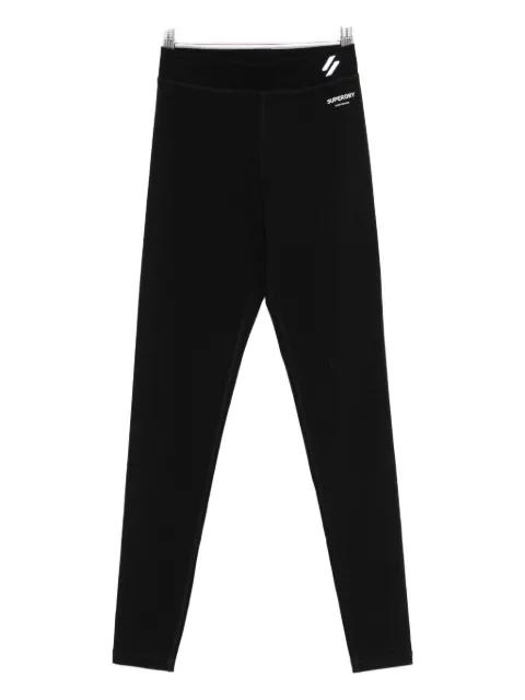 logo-detailing leggings by SUPERDRY