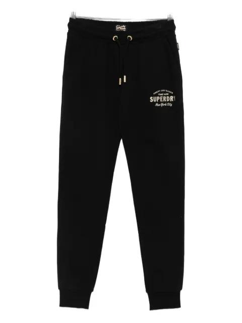 logo-embroidered track pants by SUPERDRY