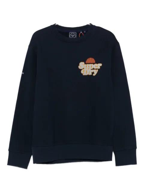 logo-print sweatshirt by SUPERDRY