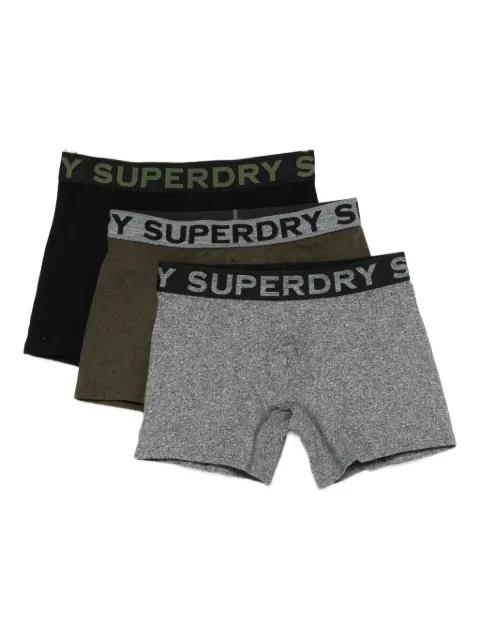 logo-waistband briefs (pack of three) by SUPERDRY