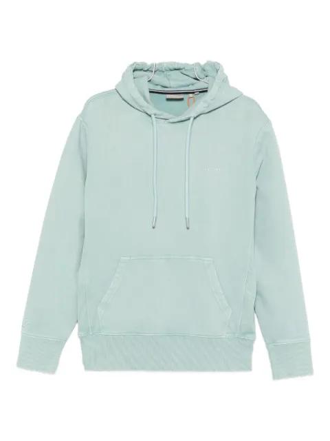 pouch-pocket cotton hoodie by SUPERDRY