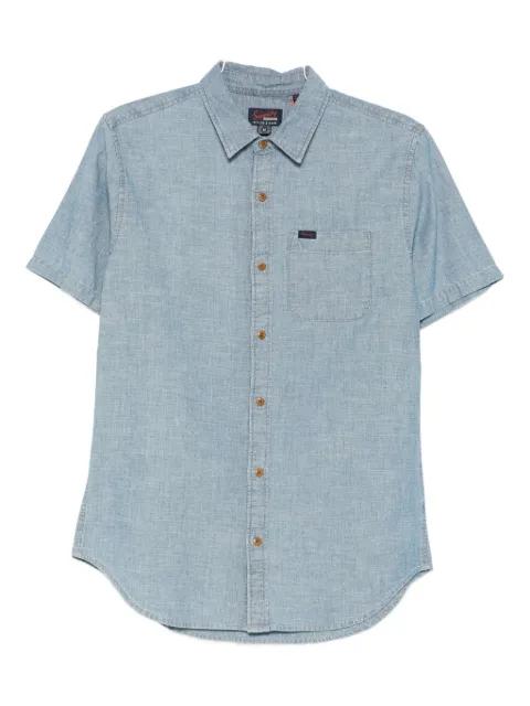 short-sleeve cotton shirt by SUPERDRY