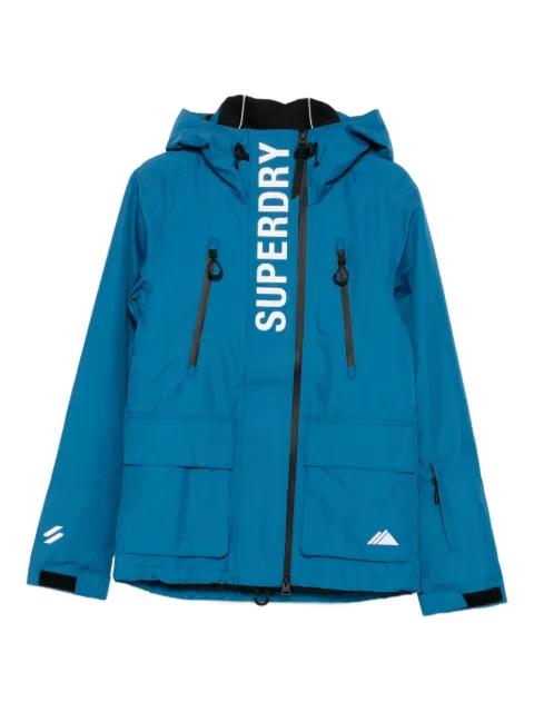 zip-up hoodied jacket by SUPERDRY