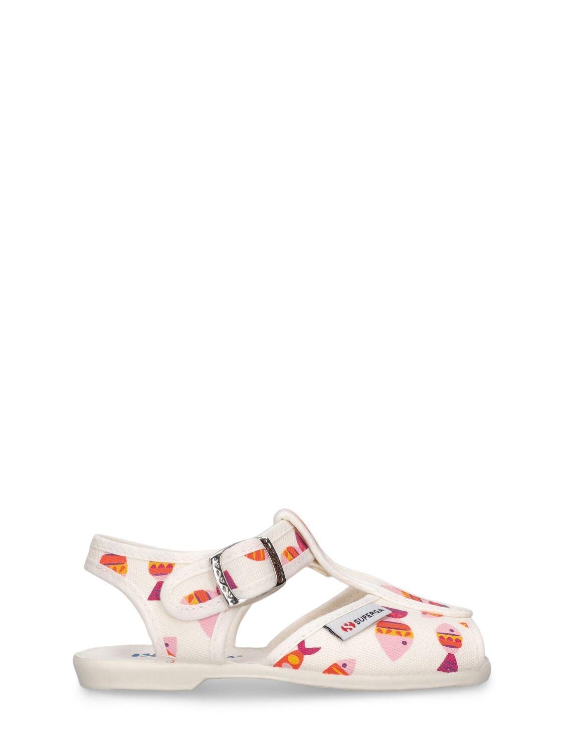 1200- Candy Fish Canvas Sandals by SUPERGA