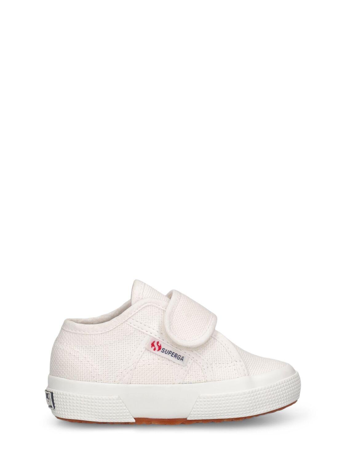 2750-bstrap Cotton Canvas Sneakers by SUPERGA