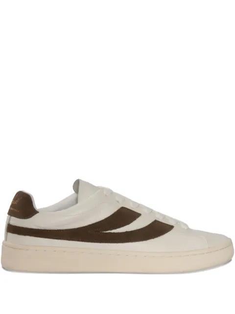 LendI panelled leather sneakers by SUPERGA