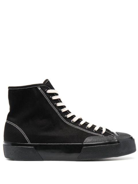 high-top lace-up sneakers by SUPERGA