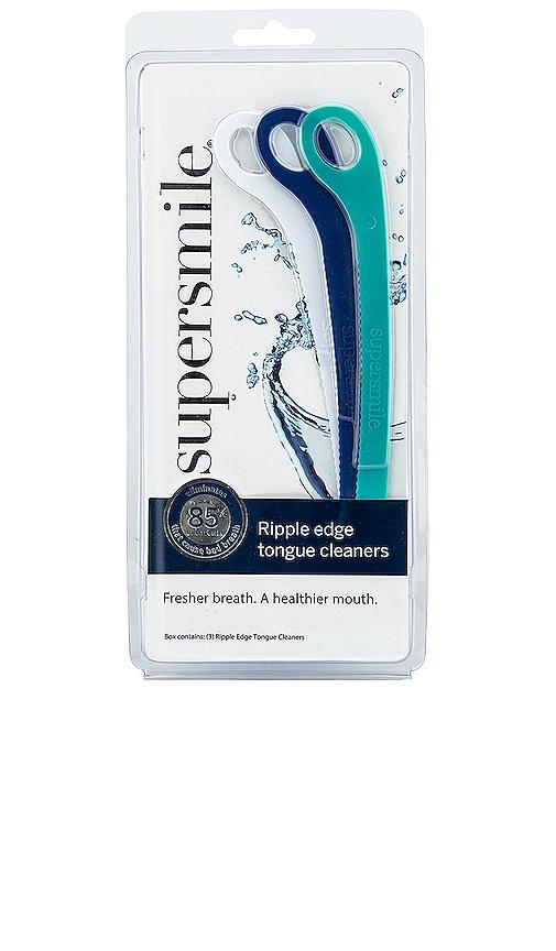 supersmile Ripple Edge Tongue Cleaner Trio in Beauty by SUPERSMILE