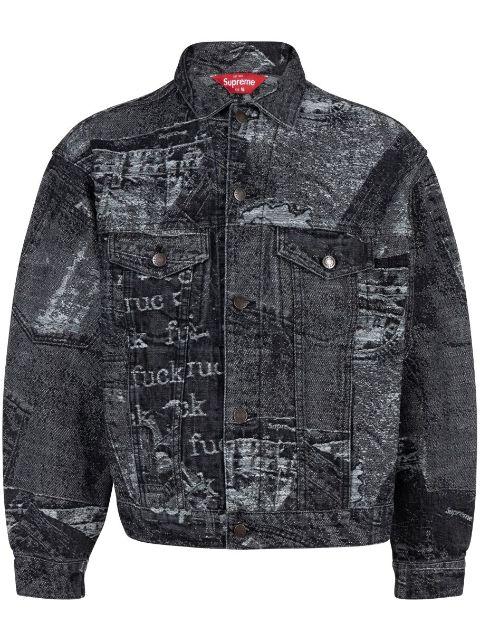 Archive denim trucker jacket by SUPREME